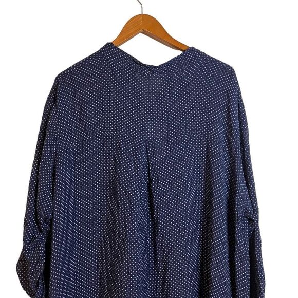NWT! House of tweed navy polka dot tunic - Picture 10 of 10